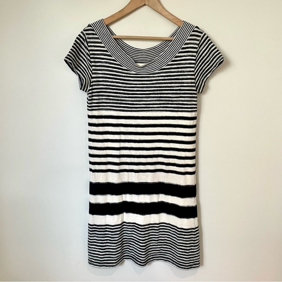 Anthropologie Maeve Haven Striped Coastal Nautical Quiet Luxury Preppy Dress - Picture 4 of 9